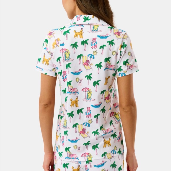 Roller Rabbit Poolside Pups Polo Pajamas - Picture 4 of 5